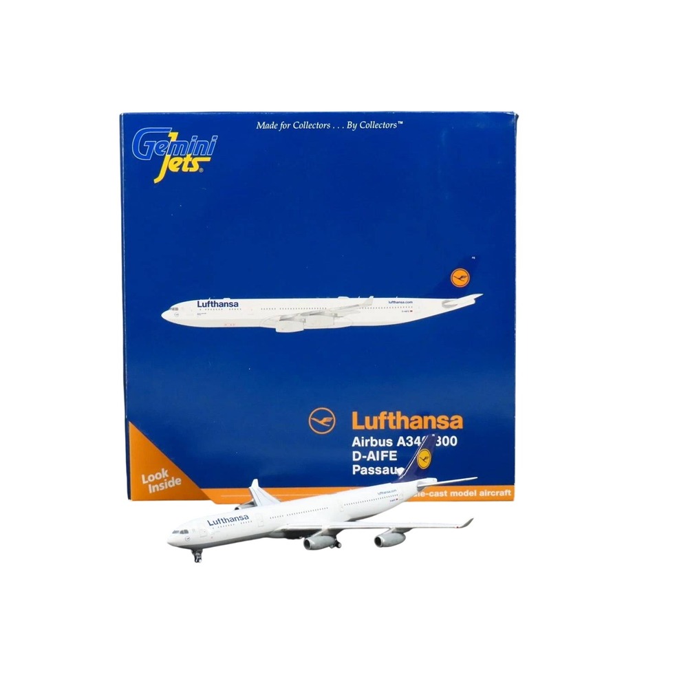1:400 Scale Gemini Jets GJDLH1226 Lufthansa Airbus A340-300 D-AIFE Passau